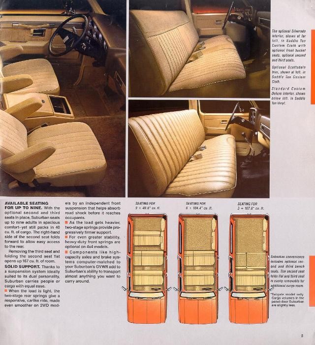 1985 Chevrolet Suburban Brochure Page 8